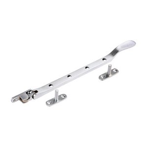 TIMCO 240mm 240mm Victorian Pattern Casement Stay - Satin Chrome (5056601909544) TIMpac 1 Each 949065P