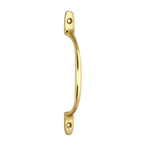 TIMCO 160mm 160mm Traditional Pattern Sash Pull Handle - Polished Brass (5056601909629) TIMpac 1 Each 949131P