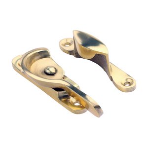 TIMCO 68 x 14 68mm Fitch Pattern Sash Fastener - Polished Brass (5056601906796) Bag 1 Each 949982