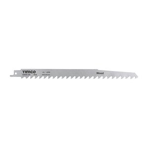 TIMCO S1542K Reciprocating Saw Blades - Wood Cutting - High Carbon Steel - S1542K (5056110853352) Pack 5 Pieces A3035-240