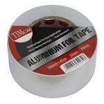 TIMCO 45m x 50mm 4500m Aluminium Foil Tape (5055893300398) Roll 1 Each AFT50