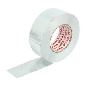 TIMCO 45m x 50mm 4500m Reinforced Aluminium Foil Tape (5056110867816) Roll 1 Each AFT50RE