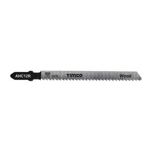 TIMCO T101BR 100mm Jigsaw Blades - Wood Cutting - HCS Blades - T101BR (5055017555055) Pack 5 Pieces AHC12R