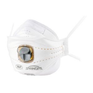 JSP Safety Products FFP2 SpringFit™ FFP2 Fold Flat Mask with Typhoon Valve (5038428320429) Bag 1 Each BGA172202N00