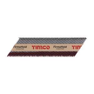 TIMCO 2.8 x 50 FirmaHold Collated Clipped Head Nails - Trade Pack - Ring Shank - Bright (5055017592210) Box 3300 Pieces CBRT50