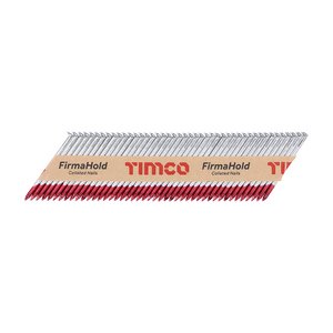 TIMCO 2.8 x 50 FirmaHold Collated Clipped Head Nails - Retail Pack - Ring Shank - FirmaGalv (5055017592364) Box 1100 Pieces CFGR50
