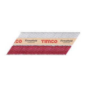 TIMCO 3.1 x 75 75mm FirmaHold Collated Clipped Head Nails - Retail Pack - Ring Shank - FirmaGalv (5055017592395) Box 1100 Pieces CFGR75