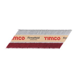 TIMCO 2.8 x 63 FirmaHold Collated Clipped Head Nails - Trade Pack - Ring Shank - FirmaGalv (5055017592265) Box 3300 Pieces CFGT63