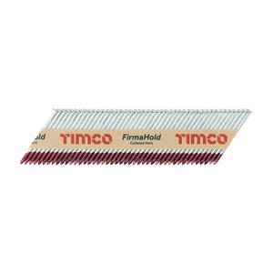 TIMCO 2.8 x 50 FirmaHold Collated Clipped Head Nails - Trade Pack - Ring Shank - FirmaGalv + (5055331860378) Box 3300 Pieces CPLT50