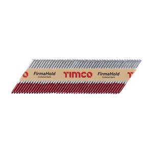 TIMCO 3.1 x 63 FirmaHold Collated Clipped Head Nails - Trade Pack - Ring Shank - FirmaGalv + (5055331860392) Box 3300 Pieces CPLT63R