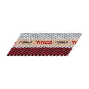 TIMCO 3.1 x 75 FirmaHold Collated Clipped Head Nails - Trade Pack - Ring Shank - FirmaGalv + (5055331860408) Box 2200 Pieces CPLT75