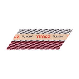 TIMCO 3.1 x 80 FirmaHold Collated Clipped Head Nails - Retail Pack - Ring Shank - A2 Stainless Steel (5056110814889) Box 1100 Pieces CSSR80