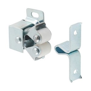 TIMCO 28 x 32 x 1 Double Roller Catches - Zinc (5055893315583) TIMpac 2 Pieces DRP