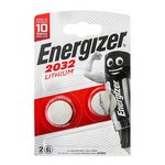Energizer CR2032 Energizer Lithium CR2032 Coin Battery (7638900248357) Pack 2 Pieces ENR248357
