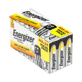 Energizer AAA Energizer Alkaline Power Battery - Value Home Pack (7638900435832) Pack 24 Pieces ENR414677