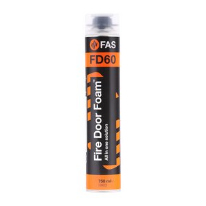 Fire & Acoustic Seals 750ml Fire & Acoustic Seals Fire Door Foam - Gun Grade (5060772110012) Can 1 Each FAS-750G