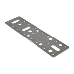 TIMCO 62 x 240 Flat Connector Plates - Galvanised (5055893384855) Bag 5 Pieces FCP240