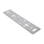 TIMCO 62 x 300 Flat Connector Plates - Galvanised (5055893384862) Bag 5 Pieces FCP300