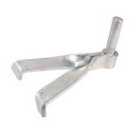TIMCO 16mm Gate Hooks To Build - Single Brick - Hot Dipped Galvanised (5055893360897) Plain Bag 1 Pairs GHBSB16G