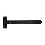 TIMCO 600mm Pair of Straight Band & Hook On Plates - Black (5055893360248) Plain Bag 1 Pairs HBS600B