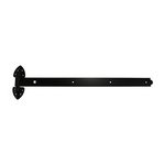 TIMCO 750mm Pair of Heavy Reversible Hinges - Black (5055893360668) Plain Bag 1 Pairs HRH750B