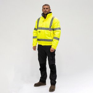 TIMCO X Large Hi-Visibility Bomber Jacket - Yellow (5055893333921) Bag 1 Each HVJXL