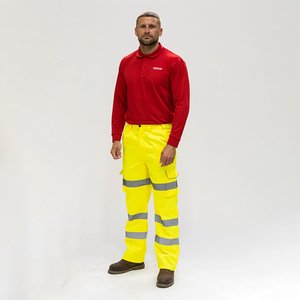 TIMCO XXX Large Hi-Visibility Executive Trousers - Yellow (5056110846101) Bag 1 Each HVTRS3XL