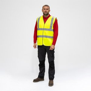 TIMCO XX Large Hi-Visibility Vest - Yellow (5055893334027) Bag 1 Each HVVXXL