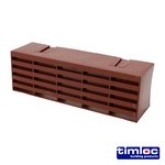 TIMLOC 215 x 69 x 60 60mm Timloc Airbrick - Plastic - - Brown - 1201ABBR (5036889006500) Box 20 Pieces LOC1201ABBR
