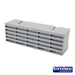TIMLOC 215 x 69 x 60 60mm Timloc Airbrick - Plastic - Grey - 1201ABGR (5036889006531) Box 20 Pieces LOC1201ABGR