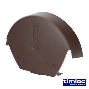 TIMLOC 280 x 145 205mm Universal 1/2 Round Cap Brown (5036889022586) Bag 1 Each LOC99112
