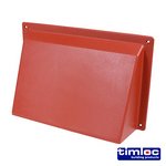TIMLOC 255 x 160 Timloc External Cowl - Terracotta - ABC96TE (5036889017513) Bag 1 Each LOCABC96TE