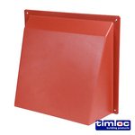 TIMLOC 255 x 230 Timloc External Cowl - Terracotta - ABC99TE (5036889017544) Bag 1 Each LOCABC99TE