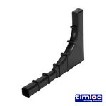 TIMLOC 65 x 10 x 102 102mm Timloc Invisiweep Wall Weep - Black - IW50BL (5036889026058) Box 50 Pieces LOCIW50BL