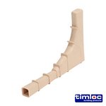 TIMLOC 65 x 10 x 102 102mm Timloc Invisiweep Wall Weep - Buff - IW50BU (5036889026034) Box 50 Pieces LOCIW50BU