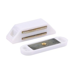 TIMCO 6kg 58mm Magnetic Catches - White (5056110890999) Bag 100 Pieces MC6BG