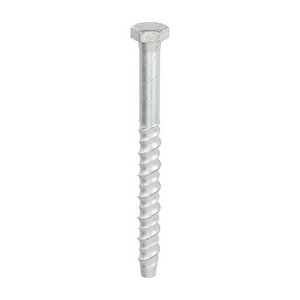 TIMCO 12.0 x 150 150mm Multi-Fix Masonry Bolts - Hex - Exterior - Silver (5055331827456) Box 25 Pieces MF12150