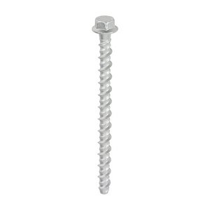 TIMCO 6.0 x 100 Multi-Fix Masonry Bolts - Hex Flange - Exterior - Silver (5055331827296) Box 100 Pieces MF6100