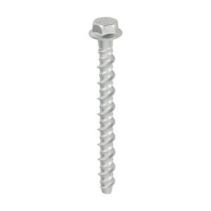 TIMCO 6.0 x 75 75mm Multi-Fix Masonry Bolts - Hex Flange - Exterior - Silver (5055331827289) Box 100 Pieces MF675