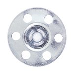 TIMCO 35mm Metal Insulation Discs - Galvanised (5055331897596) Box 100 Pieces MID35