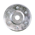 TIMCO 85mm Large Metal Insulation Discs - Galvanised (5055893344057) Box 50 Pieces MID80