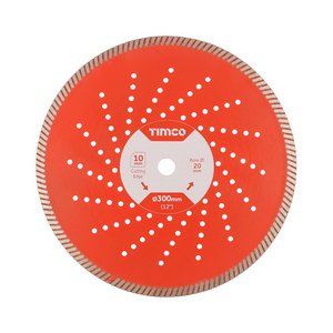 TIMCO 300 x 20 Premium Diamond Blade - Turbo Continuous (5055331802149) Box 1 Each MM30020