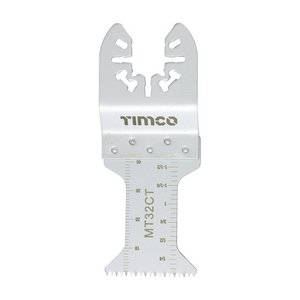 TIMCO 32mm Multi-Tool Blade - Straight Coarse - For Wood (5055893346860) Blister Pack 1 Each MT32CT