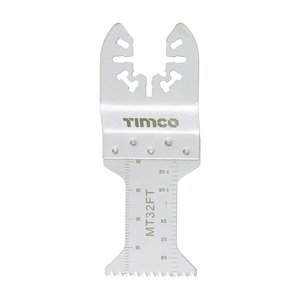 TIMCO 32mm Multi-Tool Blade - Straight Fine - For Wood (5055893346846) Blister Pack 1 Each MT32FT