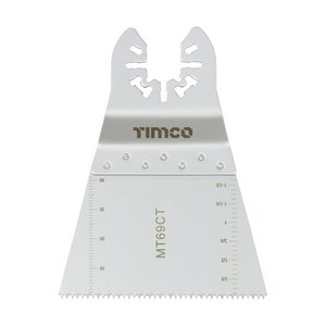TIMCO 69mm Multi-Tool Blade - Straight Coarse - For Wood (5055893346877) Blister Pack 1 Each MT69CT