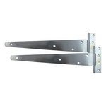TIMCO 10IN Pair of Medium Tee Hinges - Zinc (5055893356456) Plain Bag 1 Pairs MTH10ZB