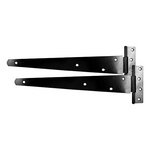 TIMCO 18IN Pair of Medium Tee Hinges - Black (5055893370339) TIMbag 1 Pairs MTH18B