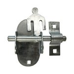 TIMCO 4IN Oval Padbolt - Zinc (5055893366486) TIMbag 1 Each OP4ZP