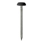 TIMCO 50mm Polymer Headed Pins - Stainless Steel - Black (5055893385234) TIMpac 25 Pieces PN50BLP
