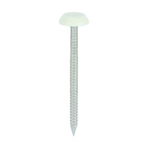 TIMCO 50mm Polymer Headed Nails - A4 Stainless Steel - Chartwell Green (5055893377123) Box 100 Pieces PN50CG